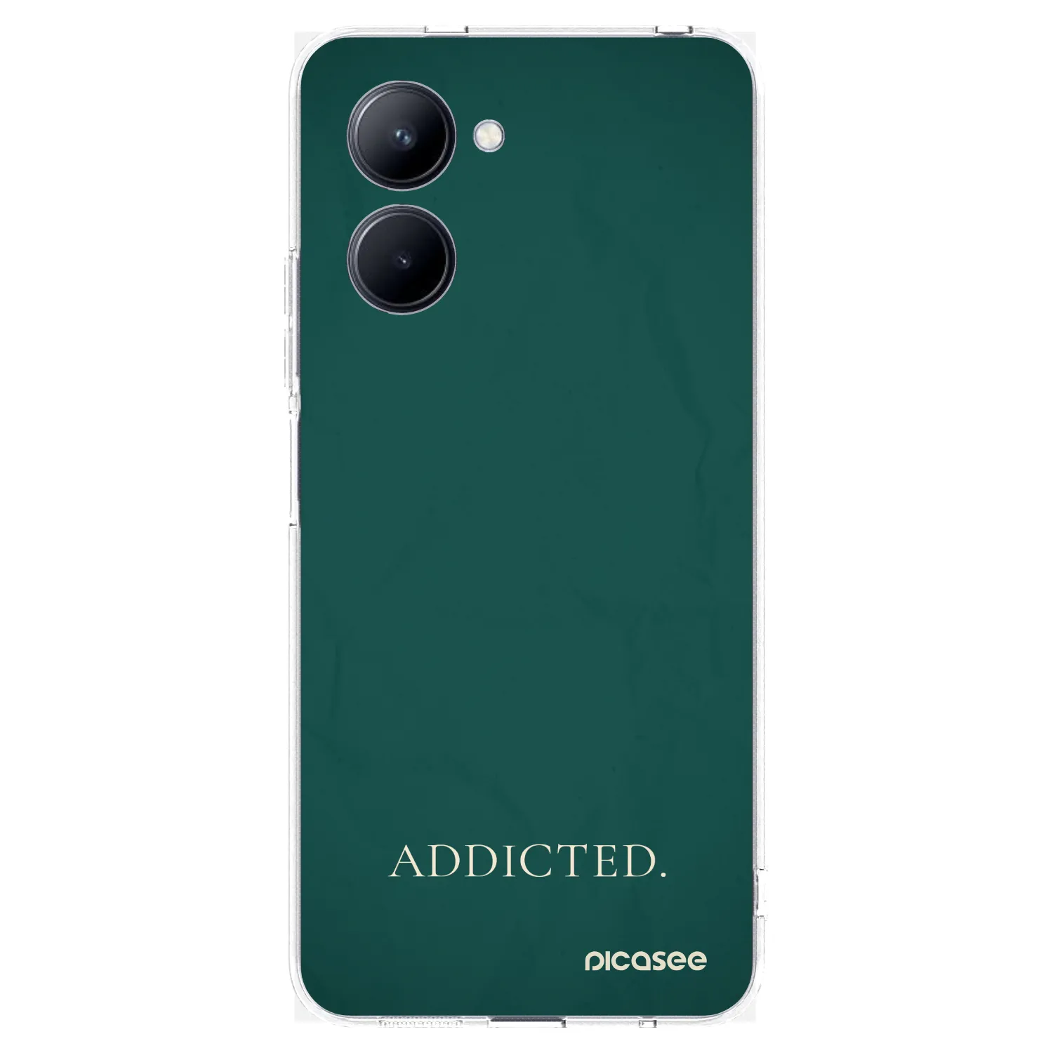 Picasee silikonski prozorni ovitek za Realme C33 (2023) - Addicted