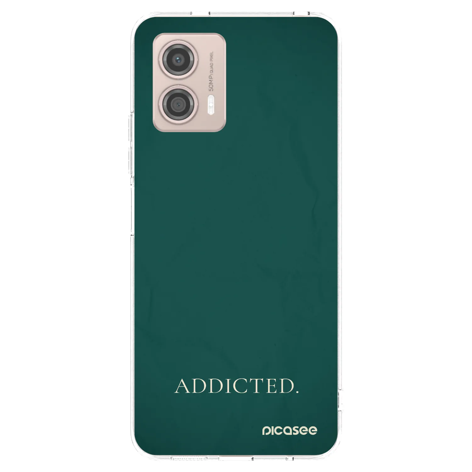 Picasee silikonski prozorni ovitek za Motorola Moto G53 5G - Addicted