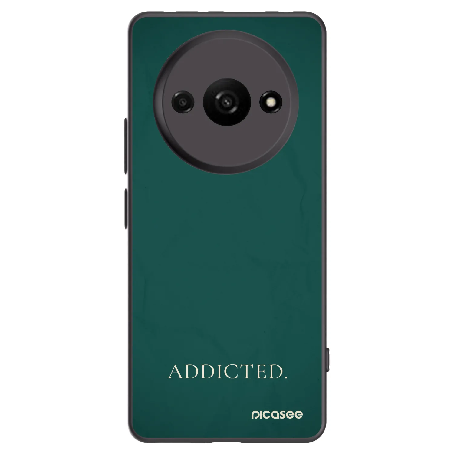 Picasee silikonski črni ovitek za Xiaomi Redmi A3 - Addicted