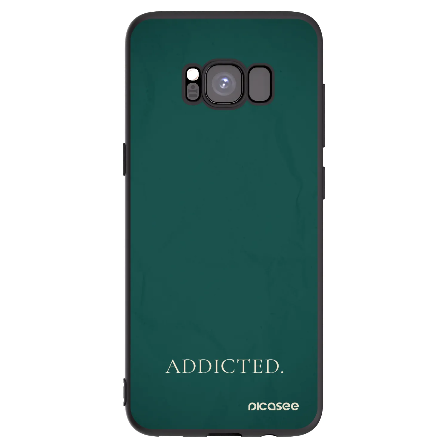 Picasee silikonski črni ovitek za Samsung Galaxy S8 G950F - Addicted