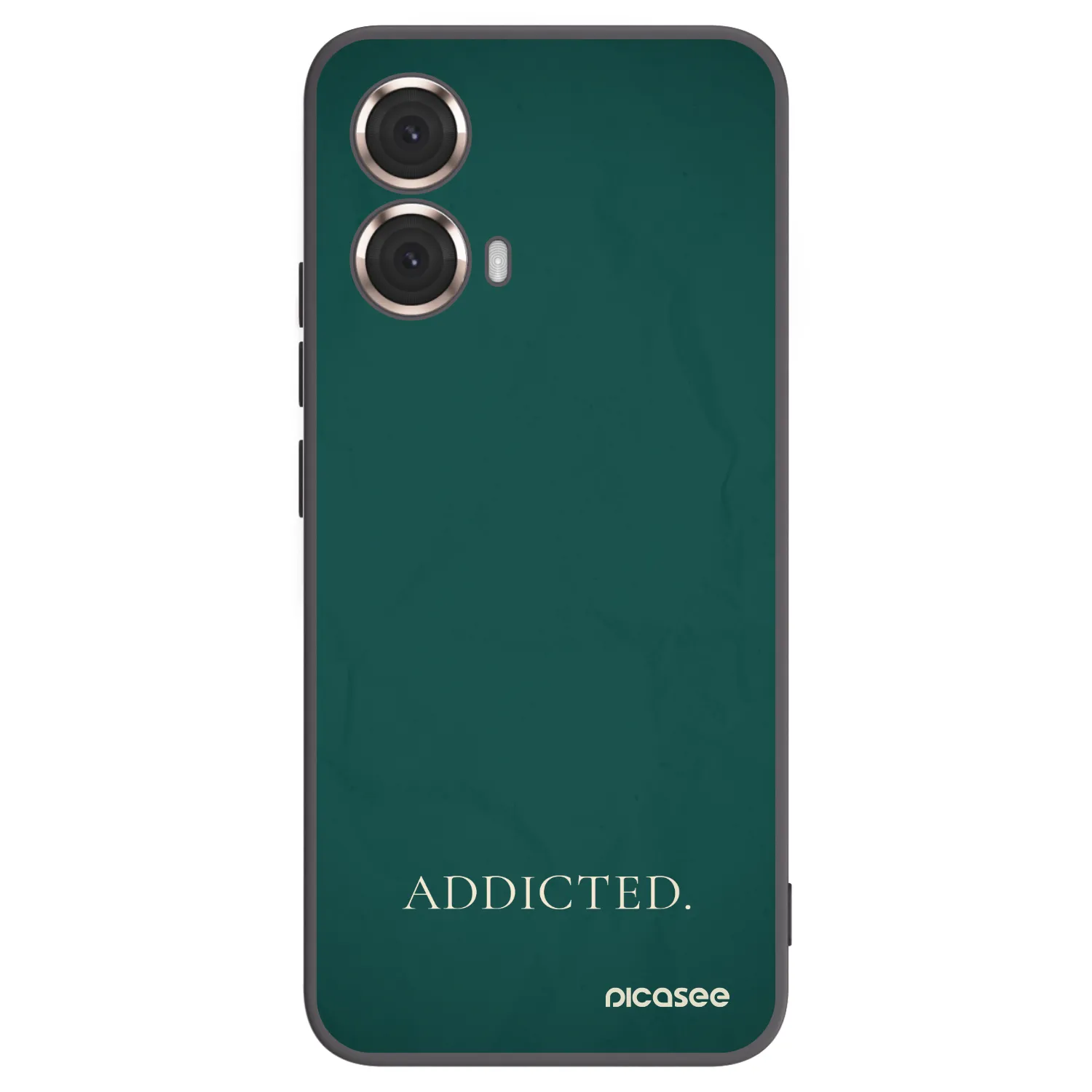 Picasee silikonski črni ovitek za Motorola Moto G85 - Addicted