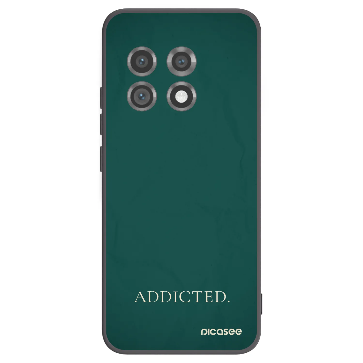 Picasee silikonski črni ovitek za OnePlus 11 5G - Addicted