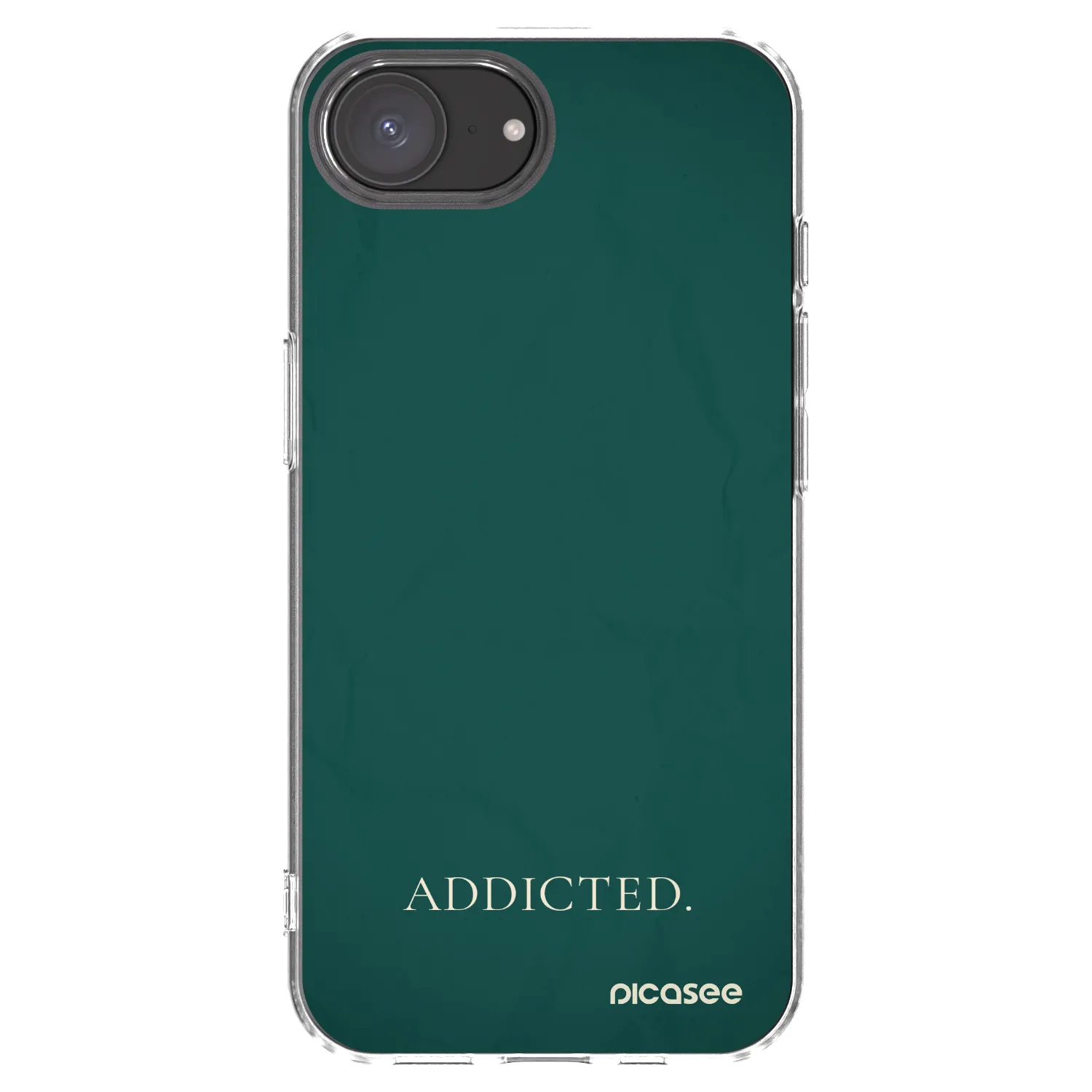 Picasee silikonski prozorni ovitek za Apple iPhone 16e - Addicted