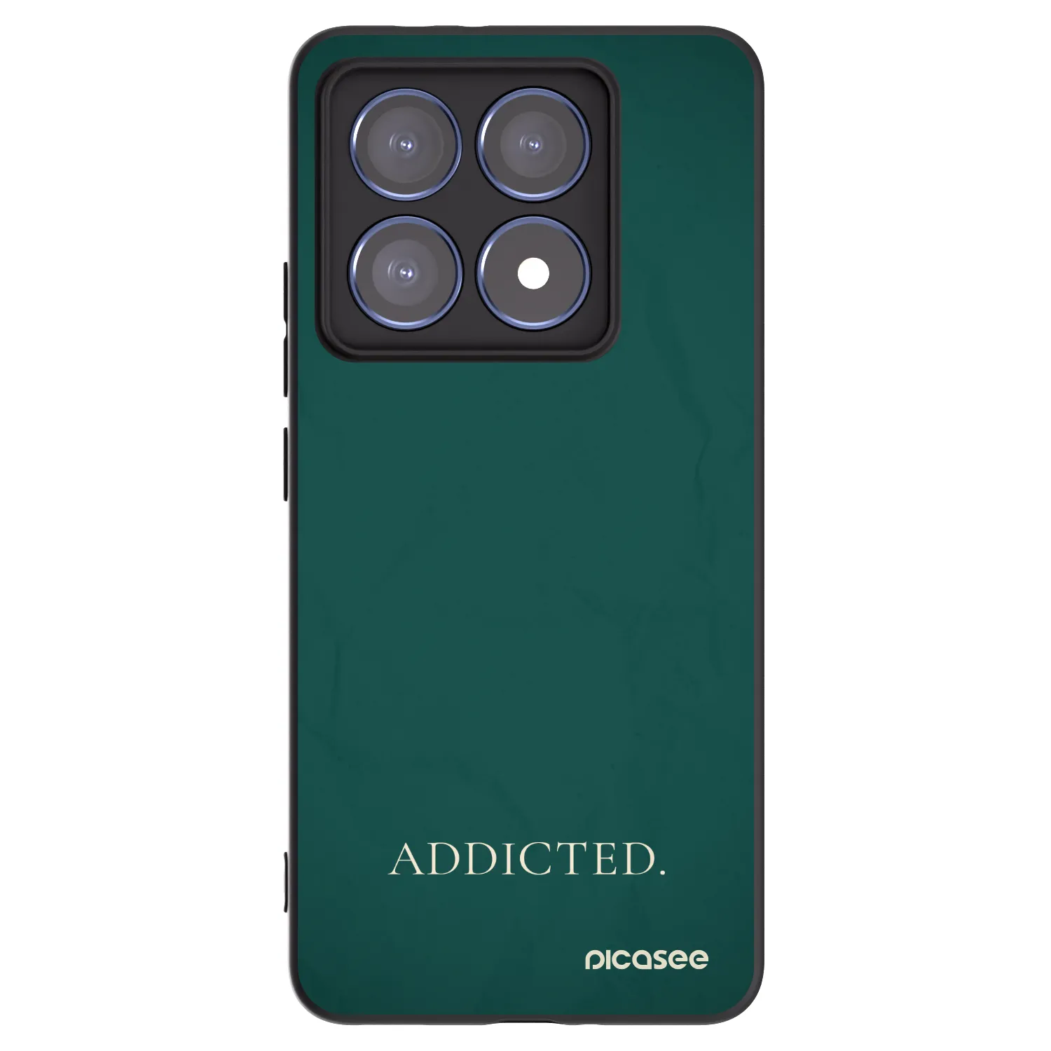 Picasee silikonski črni ovitek za Xiaomi 14T Pro - Addicted