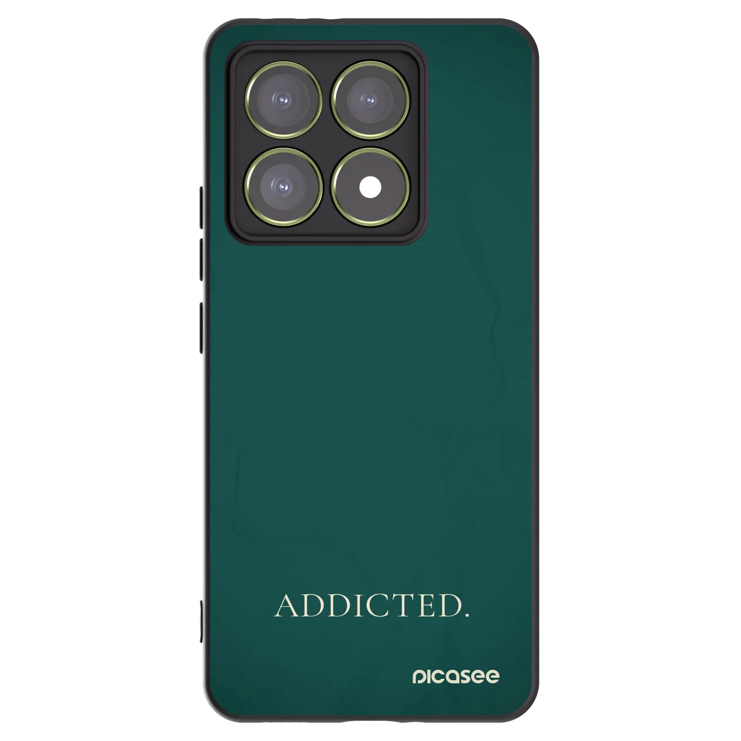 Picasee silikonski črni ovitek za Xiaomi 14T - Addicted