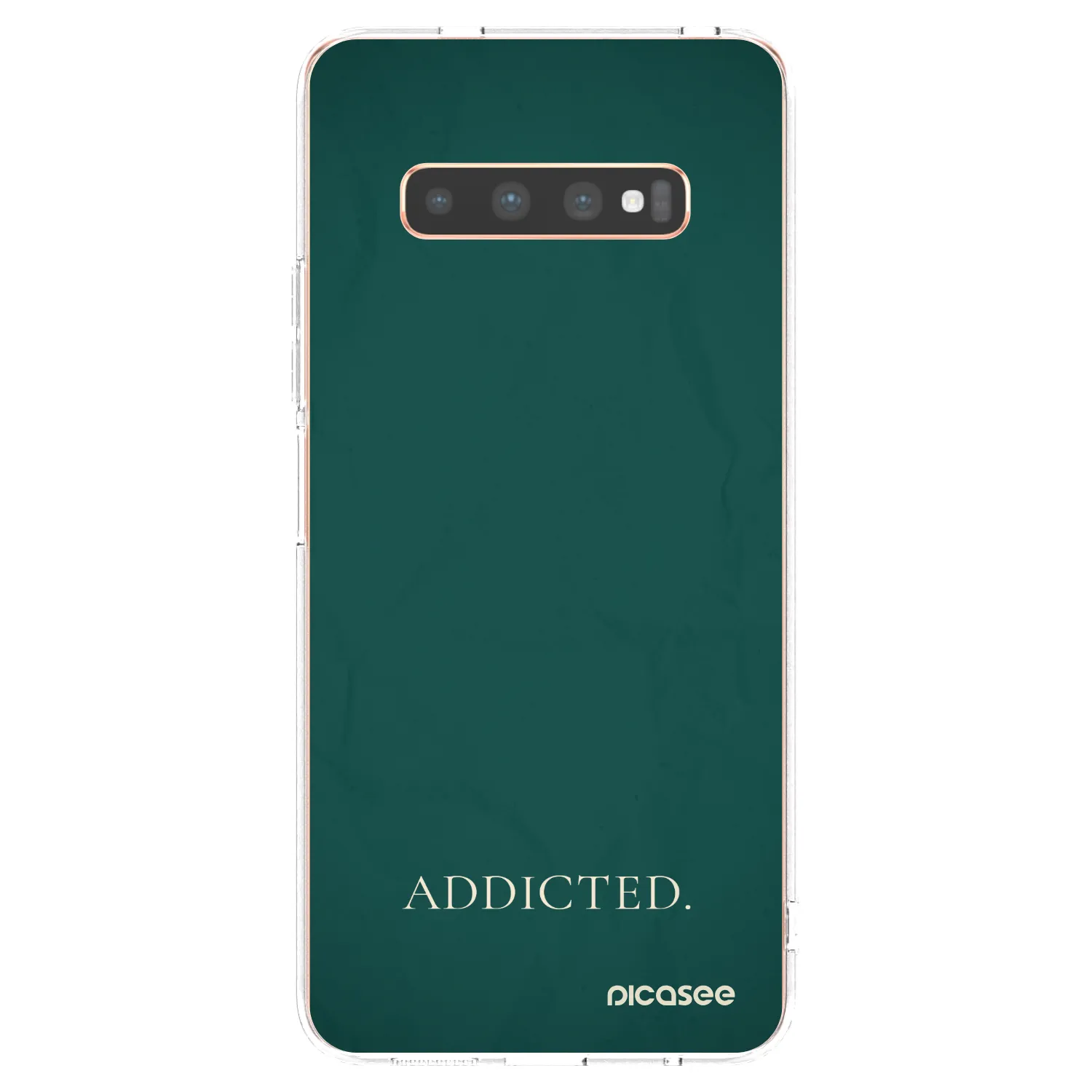Picasee silikonski prozorni ovitek za Samsung Galaxy S10 Plus G975 - Addicted