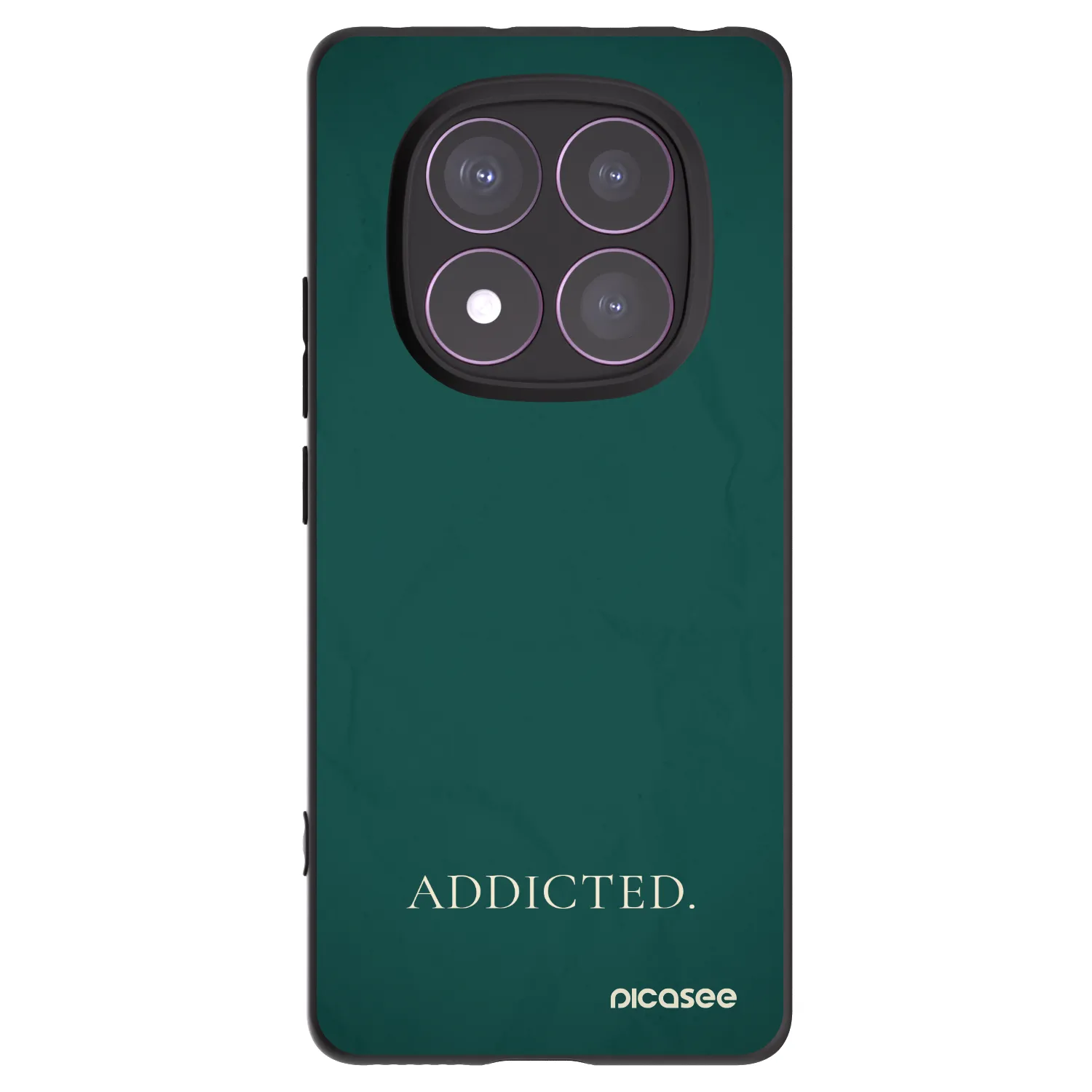 Picasee silikonski črni ovitek za Xiaomi Redmi Note 14 Pro 4G - Addicted