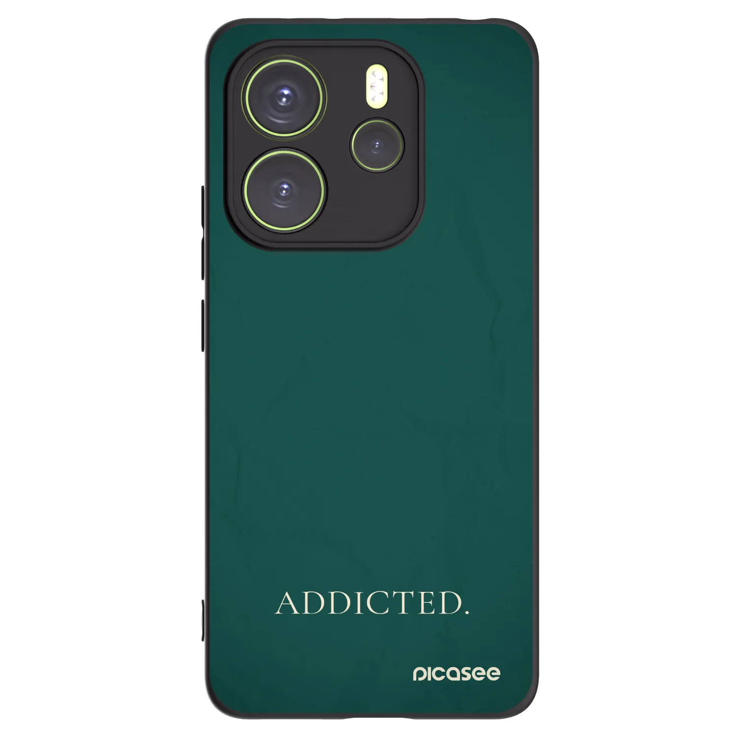 Picasee silikonski črni ovitek za Xiaomi Redmi Note 14 4G - Addicted