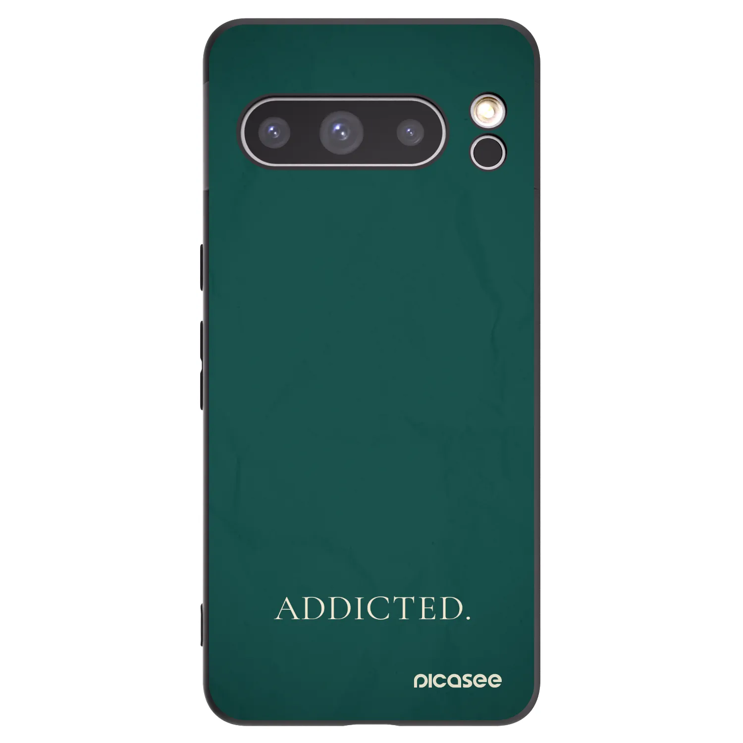 Picasee silikonski črni ovitek za Google Pixel 8 Pro - Addicted