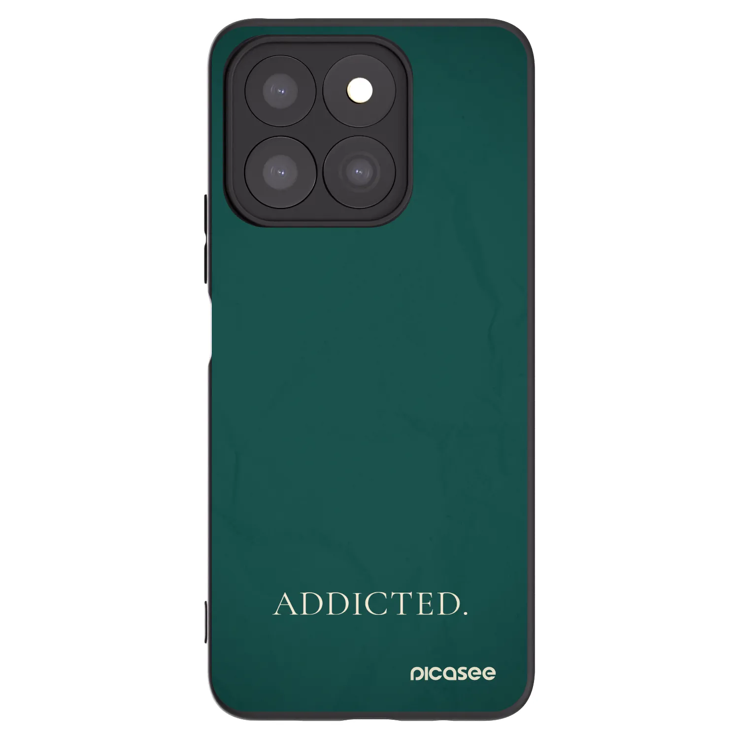 Picasee silikonski črni ovitek za Honor X8c - Addicted