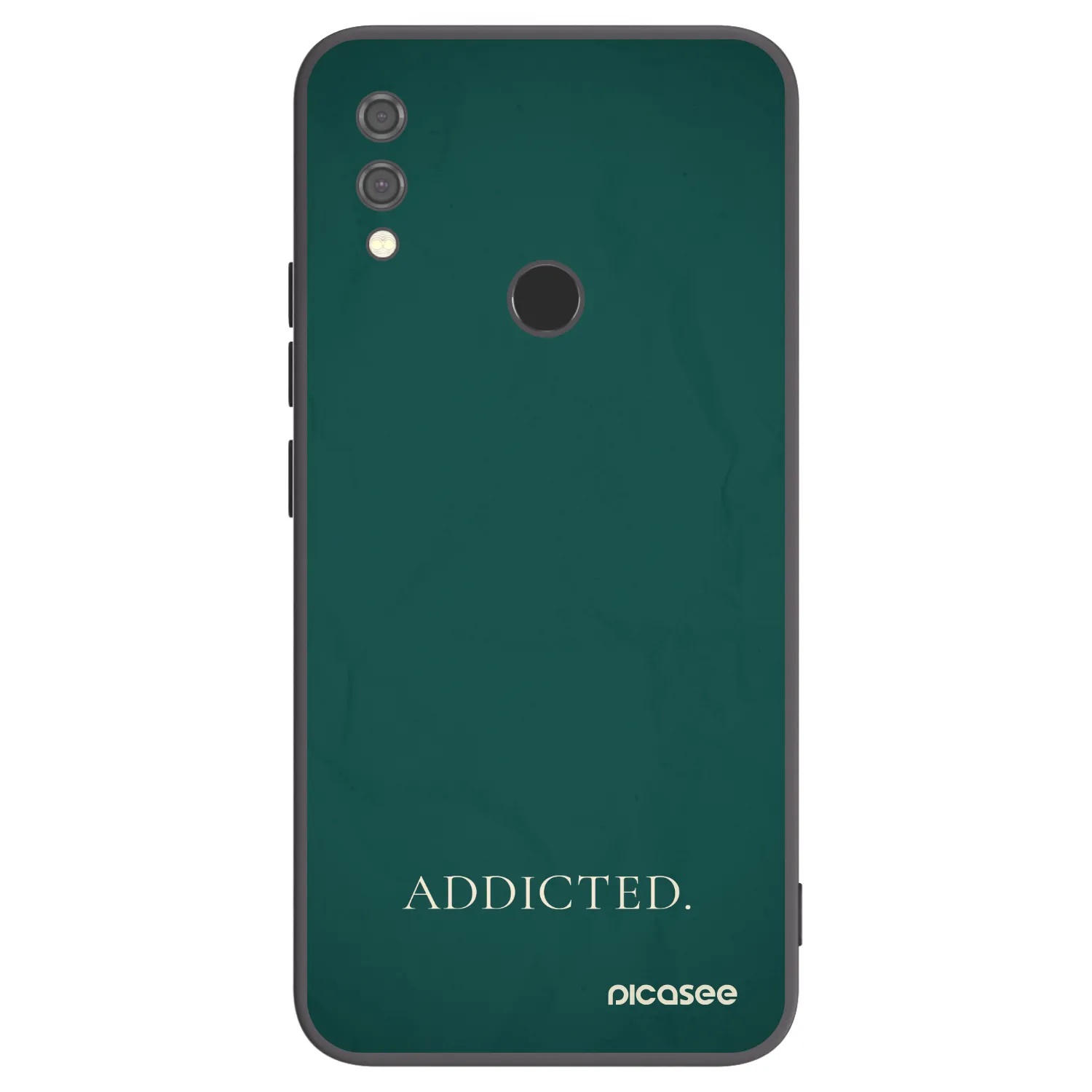 Picasee silikonski črni ovitek za Xiaomi Redmi Note 7 - Addicted