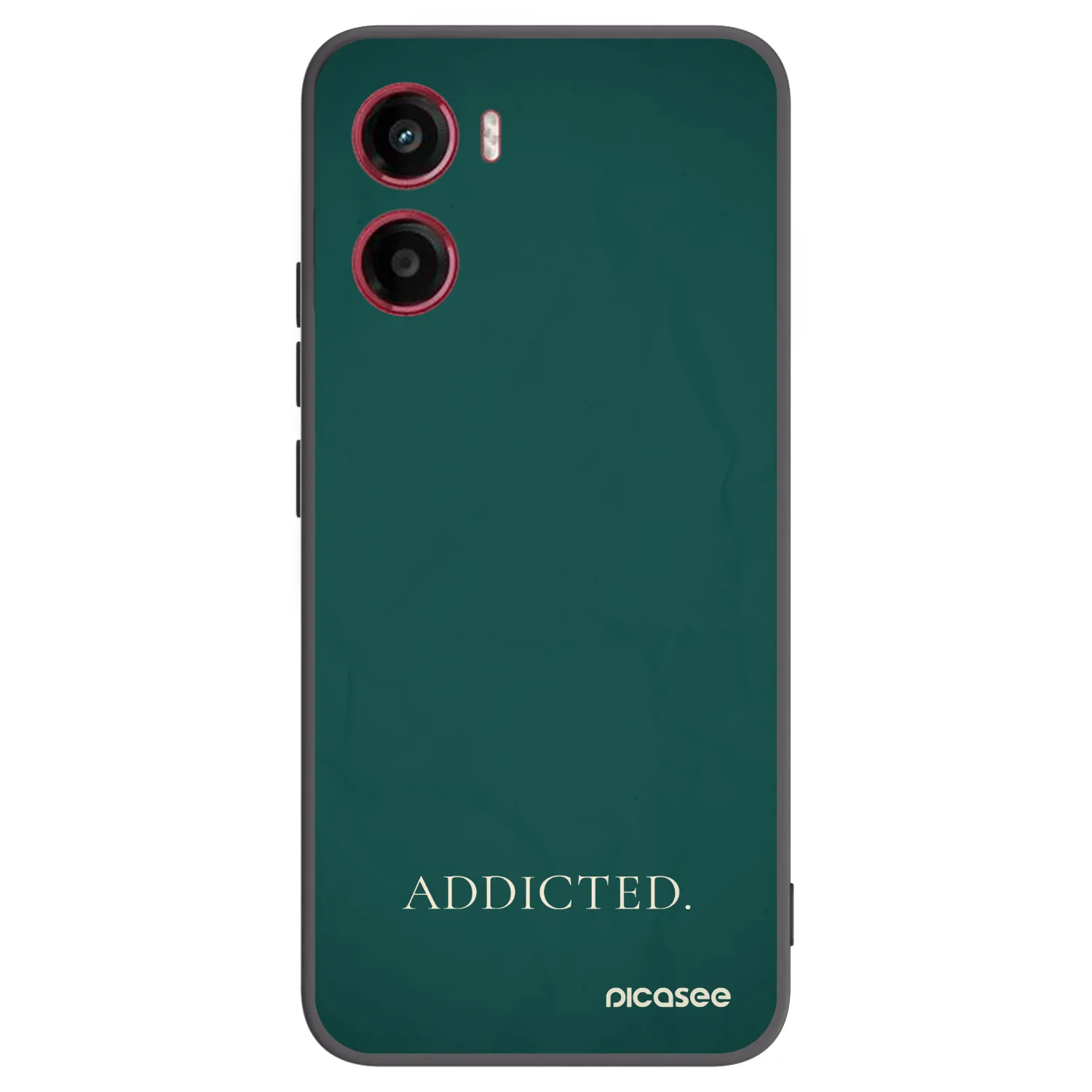 Picasee silikonski črni ovitek za Motorola Moto G05 - Addicted