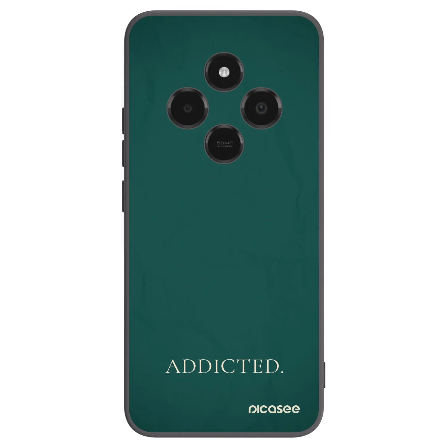 Picasee silikonski črni ovitek za Xiaomi Poco C75 - Addicted