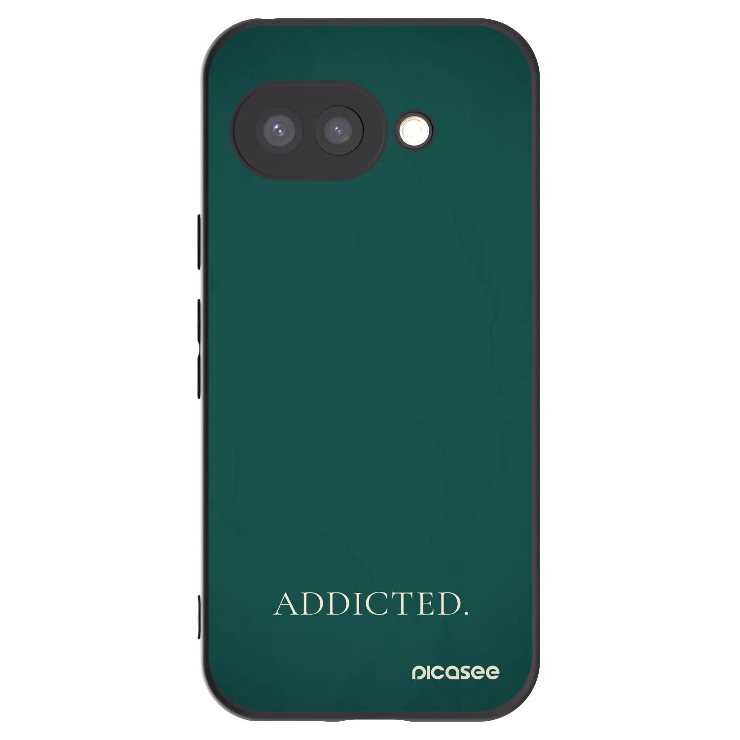 Picasee silikonski črni ovitek za Google Pixel 9a - Addicted