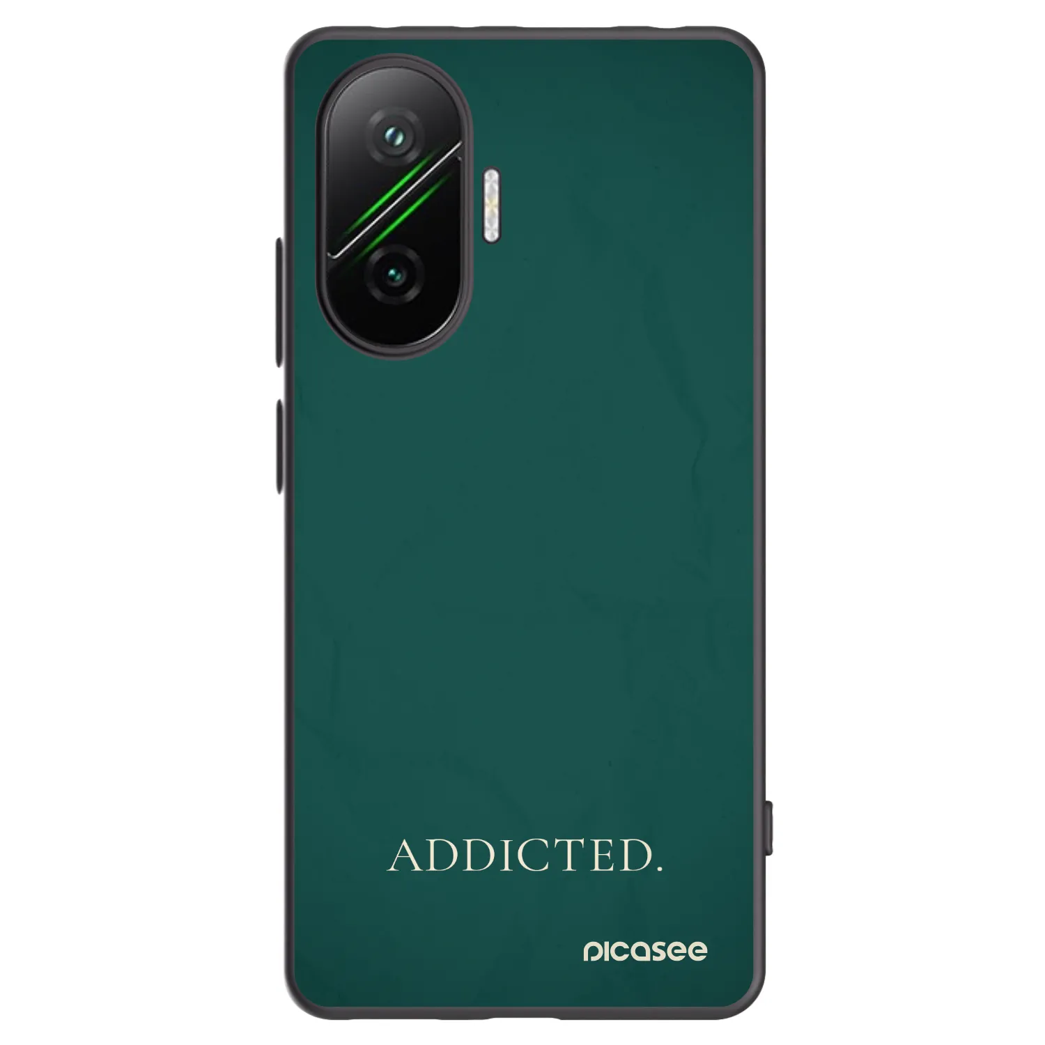 Picasee silikonski črni ovitek za Xiaomi Poco F7 5G - Addicted