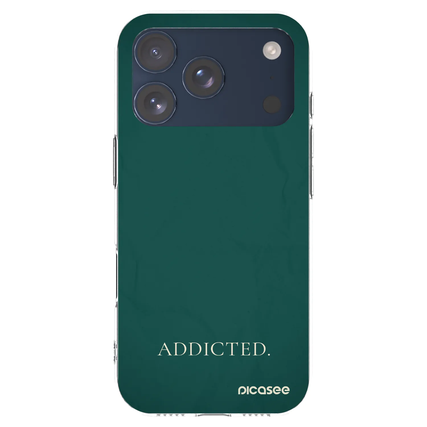 Picasee silikonski prozorni ovitek za Apple iPhone 17 Pro - Addicted