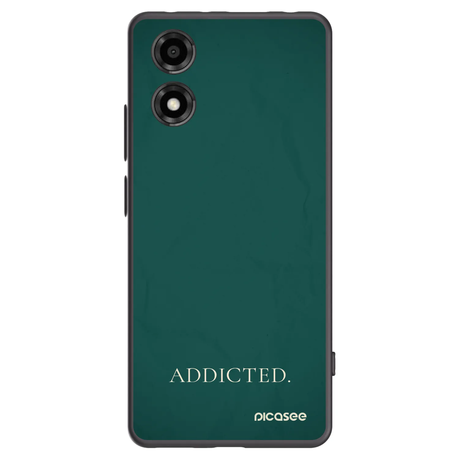 Picasee silikonski črni ovitek za Motorola Moto E14 - Addicted