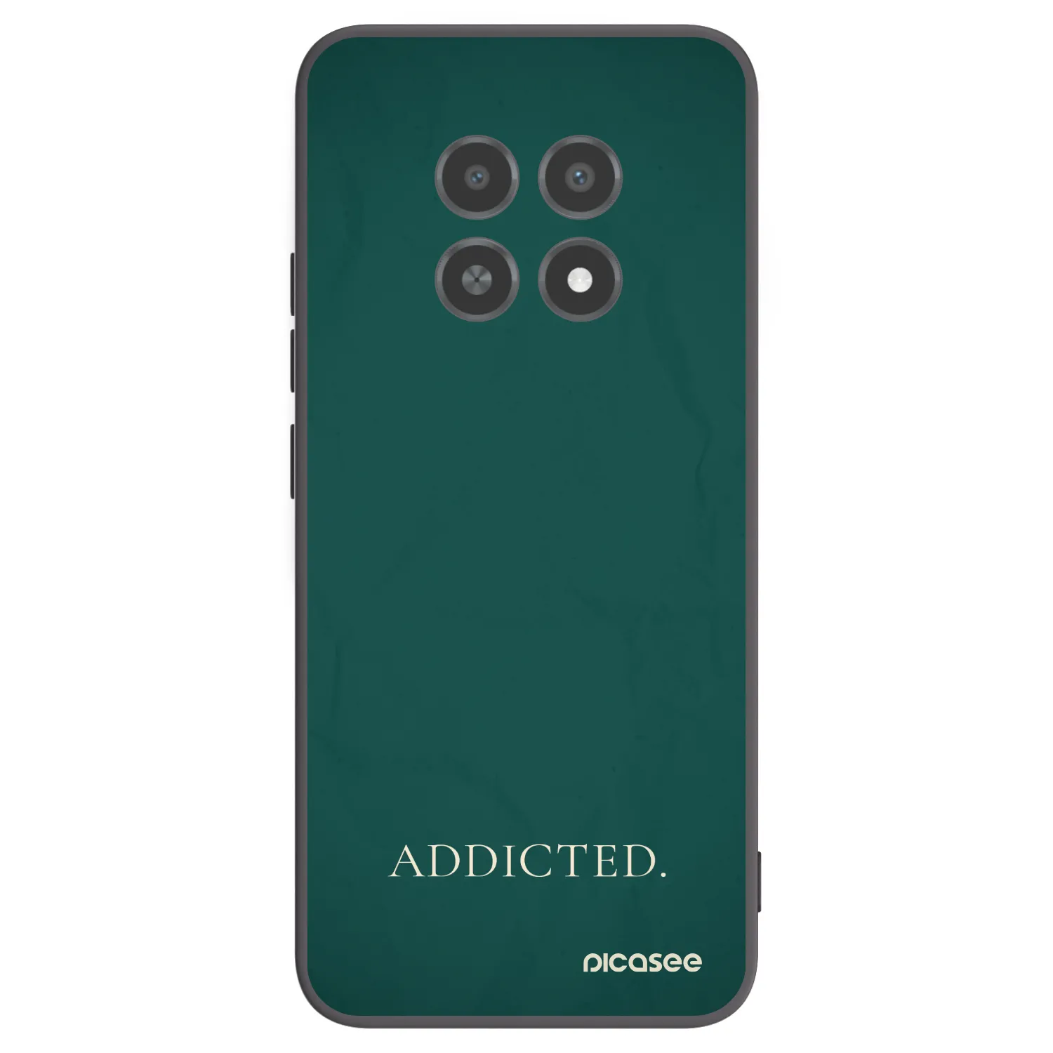 Picasee silikonski črni ovitek za Realme 12X - Addicted
