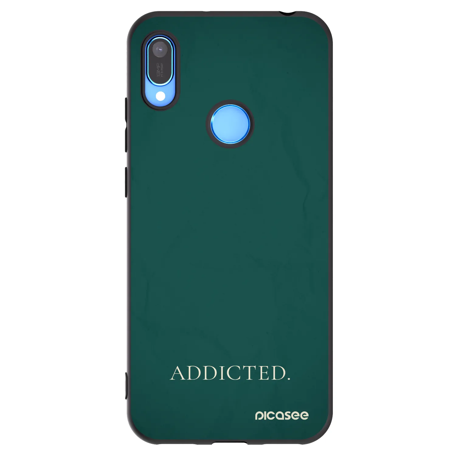 Picasee silikonski črni ovitek za Huawei Y6 2019 - Addicted
