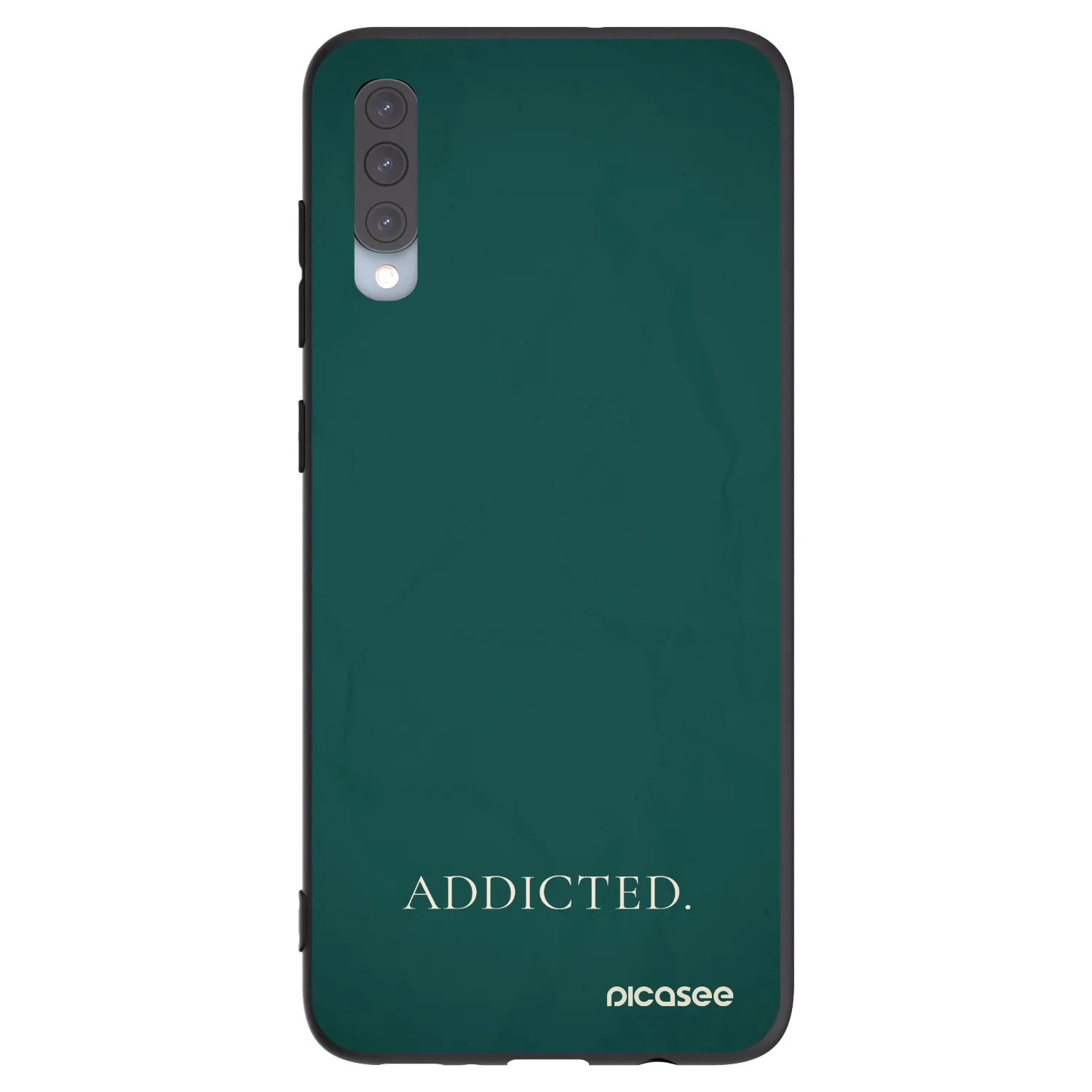 Picasee silikonski črni ovitek za Samsung Galaxy A70 A705F - Addicted