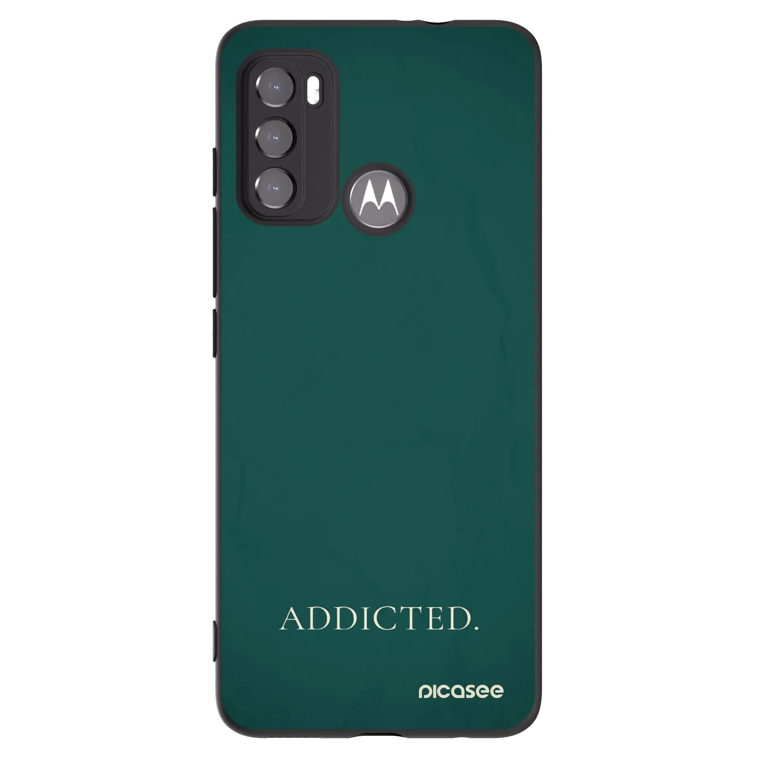 Picasee silikonski črni ovitek za Motorola Edge 60 5G - Addicted