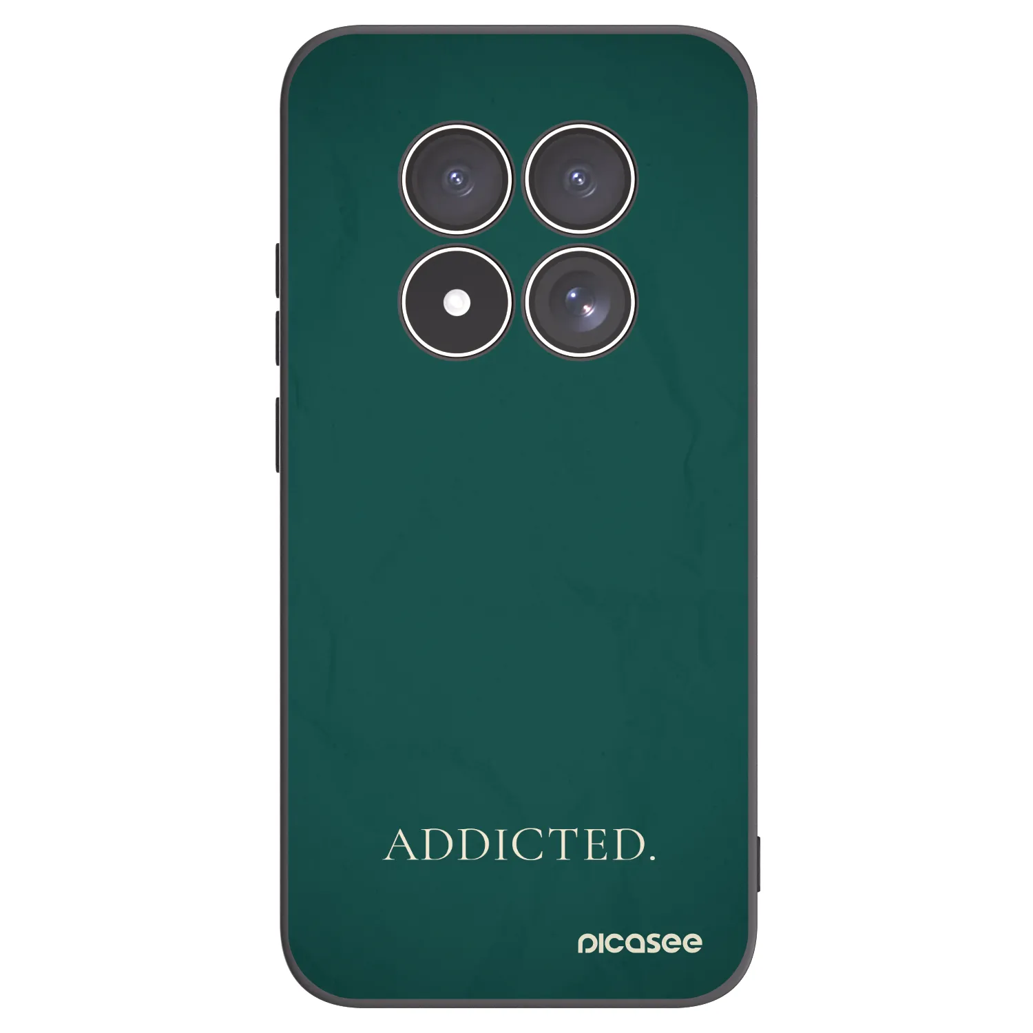 Picasee silikonski črni ovitek za Xiaomi Redmi Note 15 Pro 4G - Addicted