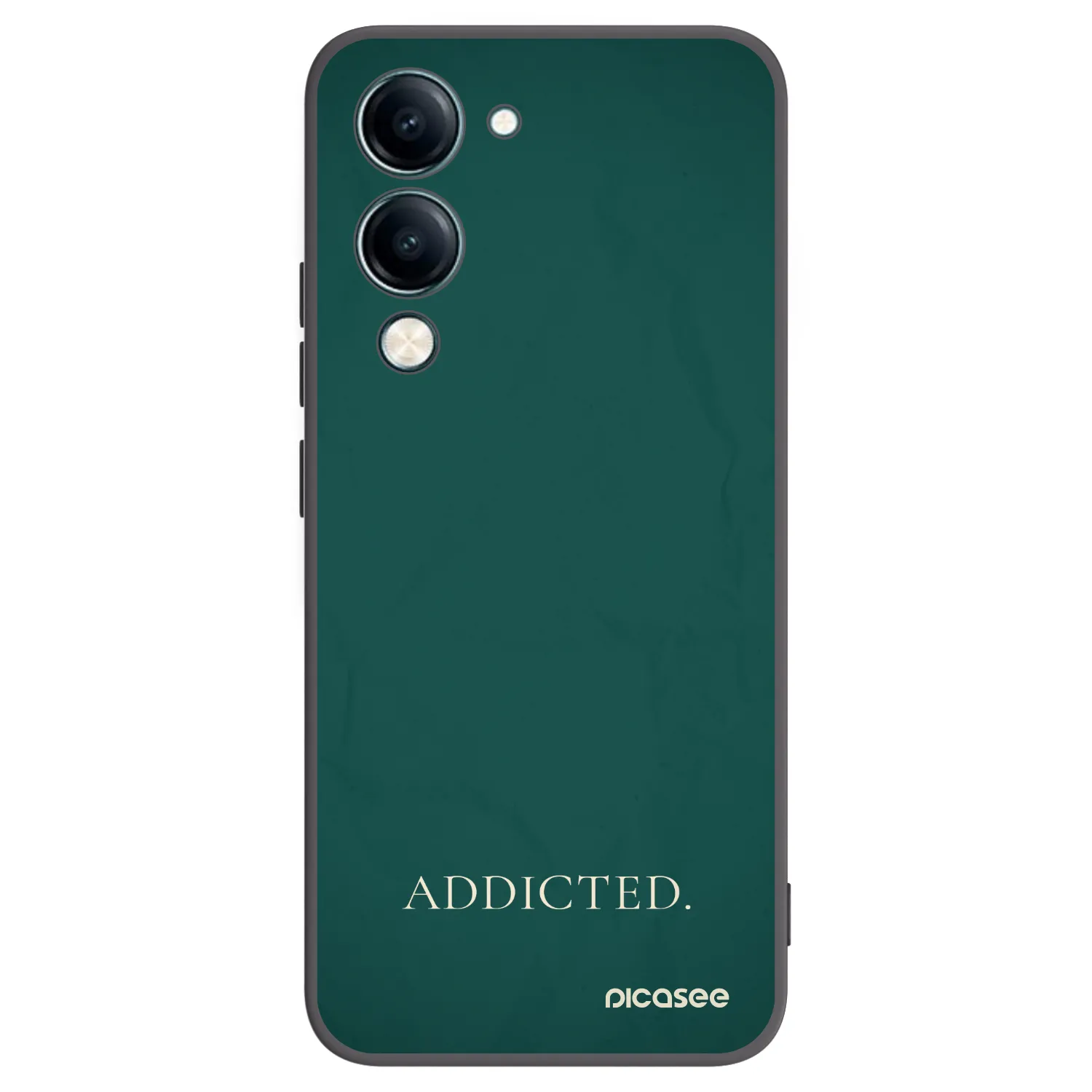 Picasee silikonski črni ovitek za Vivo Y29s 5G - Addicted