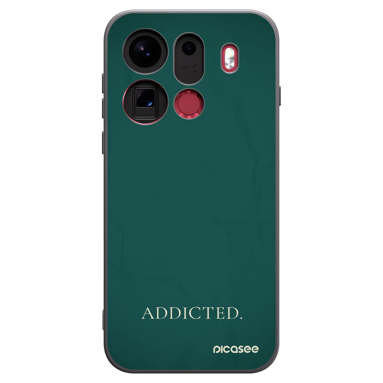 Picasee silikonski črni ovitek za OPPO Find X9 Pro - Addicted