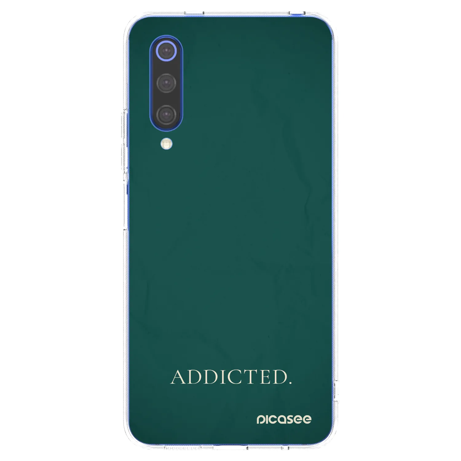 Picasee silikonski prozorni ovitek za Xiaomi Mi 9 SE - Addicted
