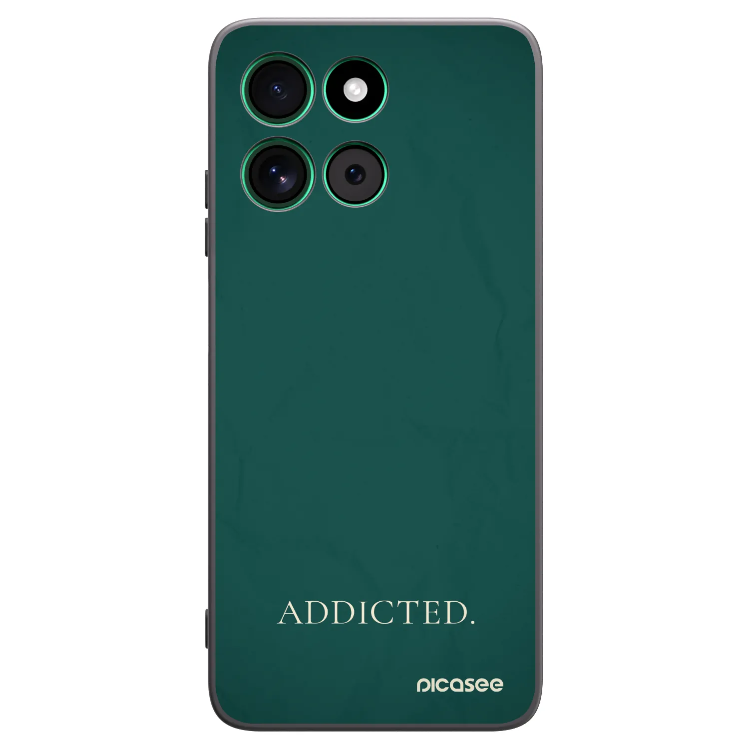 Picasee silikonski črni ovitek za Motorola Moto G57 Power - Addicted