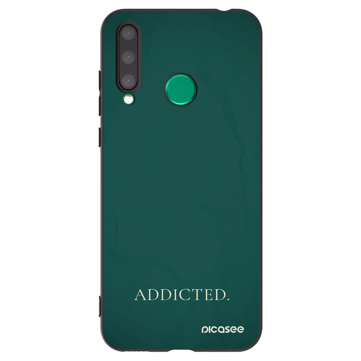 Picasee silikonski črni ovitek za Honor 20 Lite - Addicted
