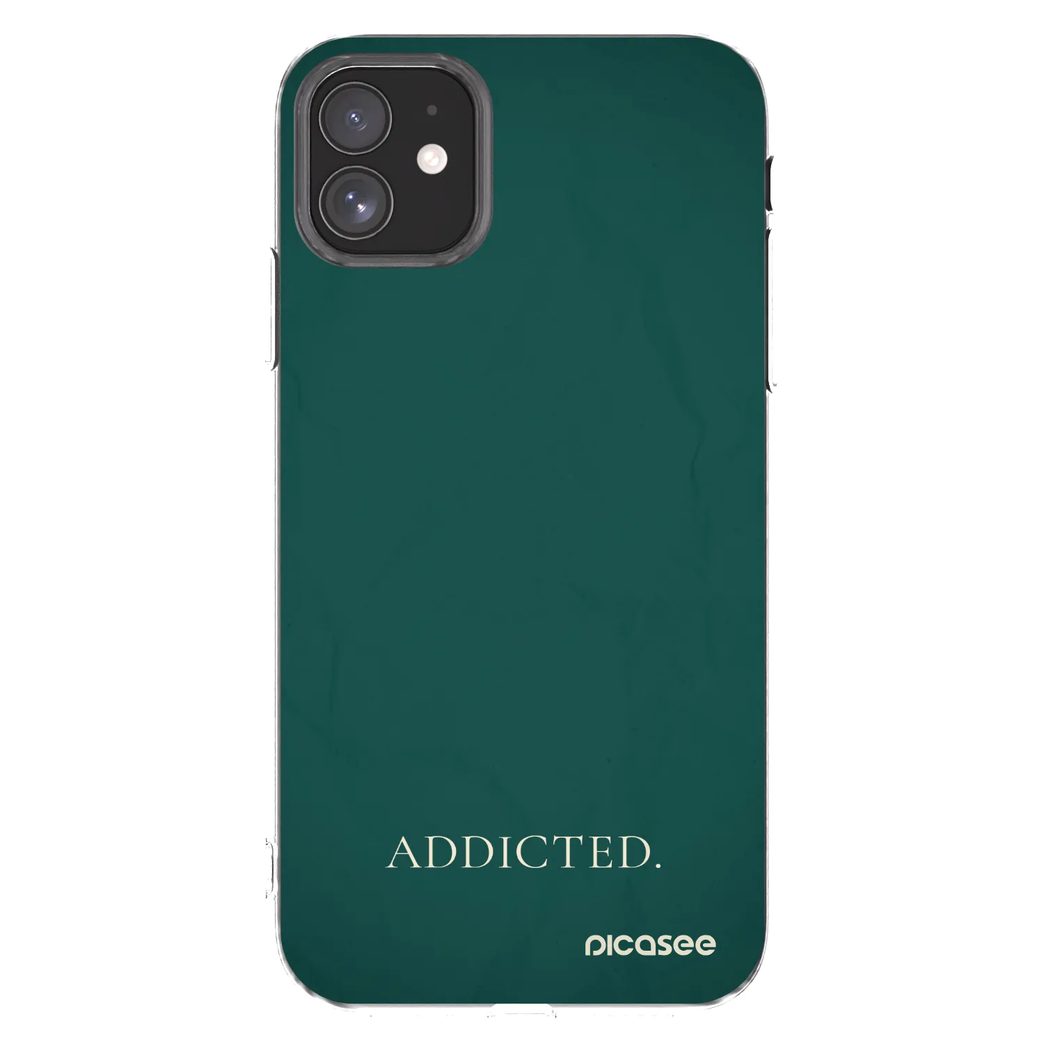 Picasee silikonski prozorni ovitek za Apple iPhone 11 - Addicted