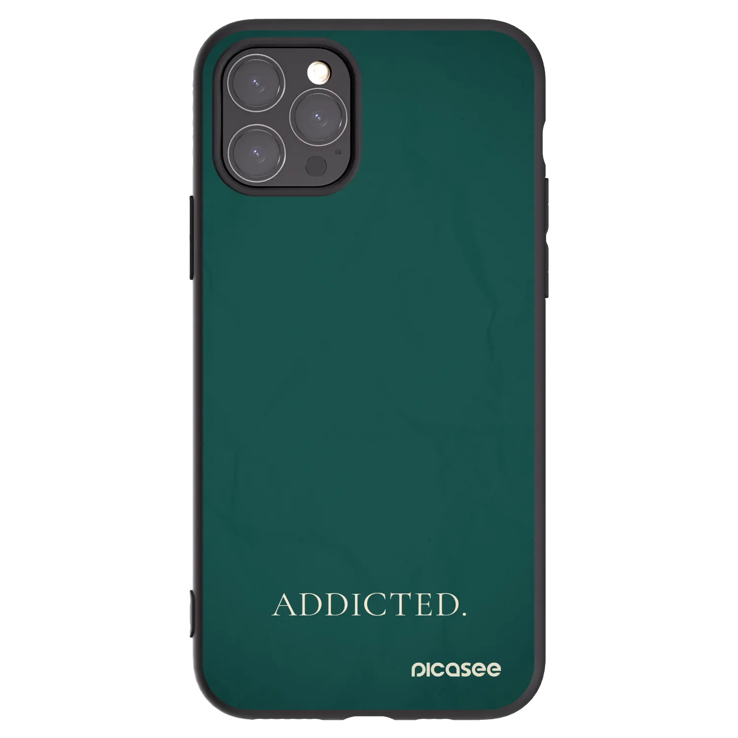 Picasee silikonski črni ovitek za Apple iPhone 11 Pro - Addicted