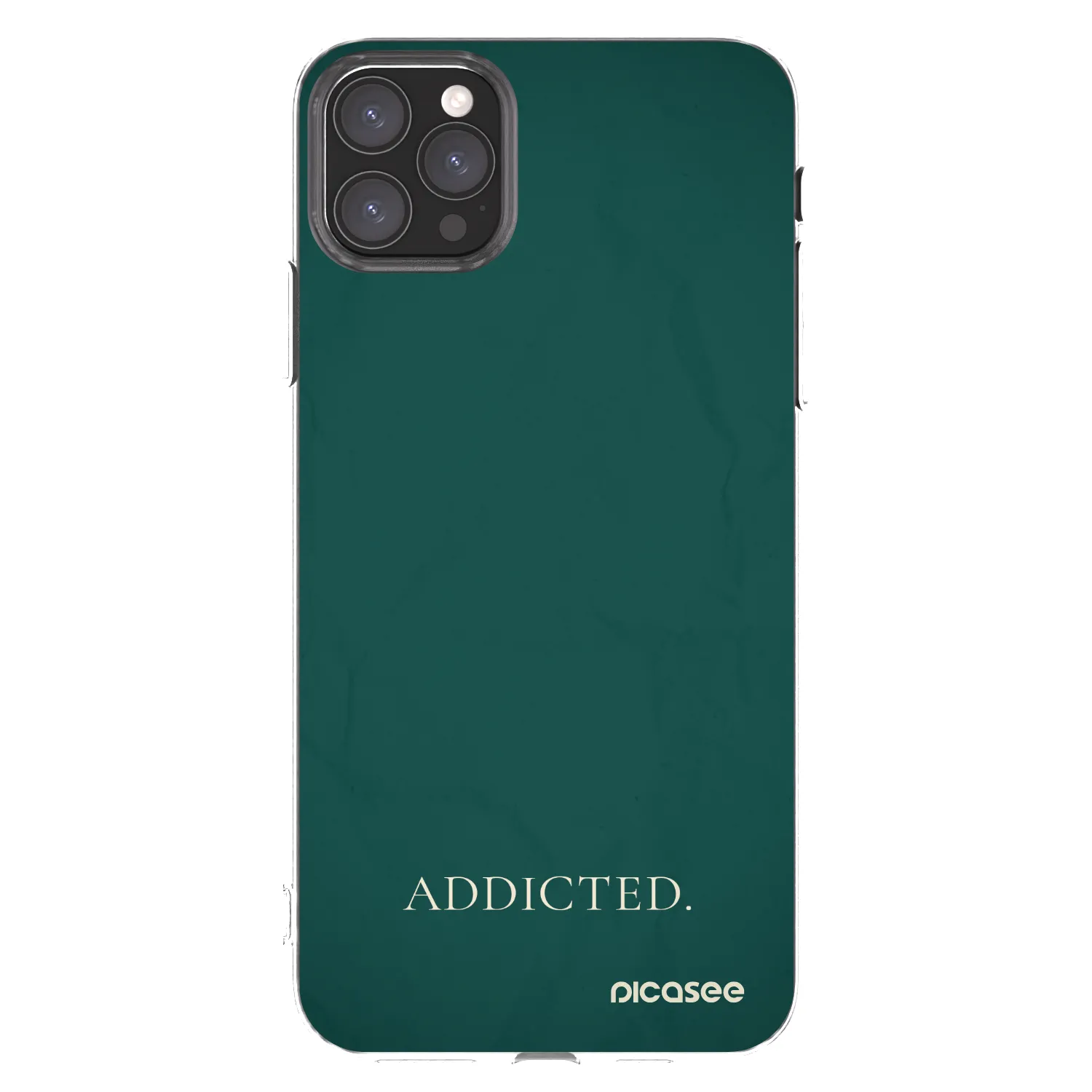 Picasee silikonski prozorni ovitek za Apple iPhone 11 Pro Max - Addicted