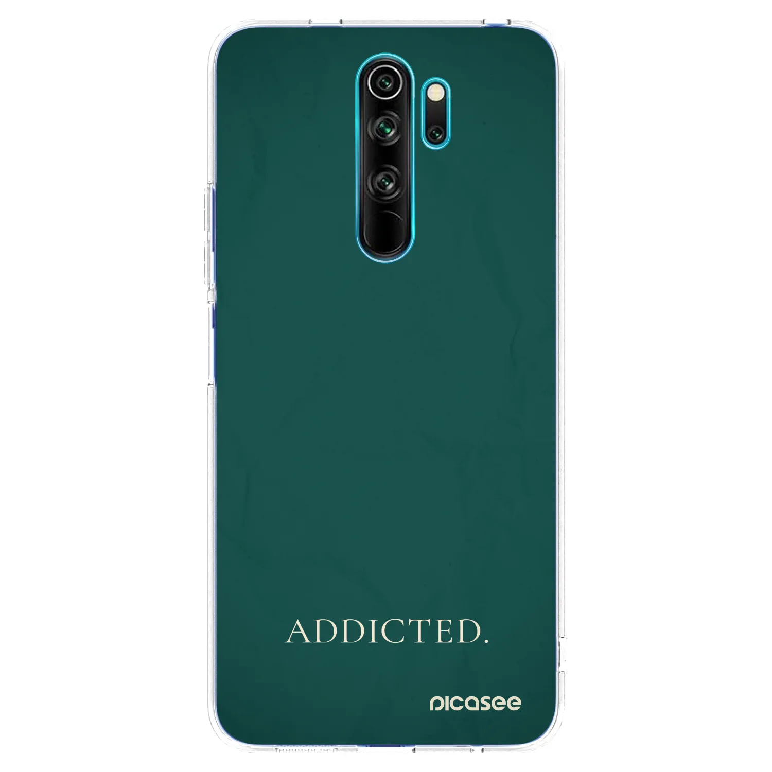 Picasee silikonski prozorni ovitek za Xiaomi Redmi Note 8 Pro - Addicted