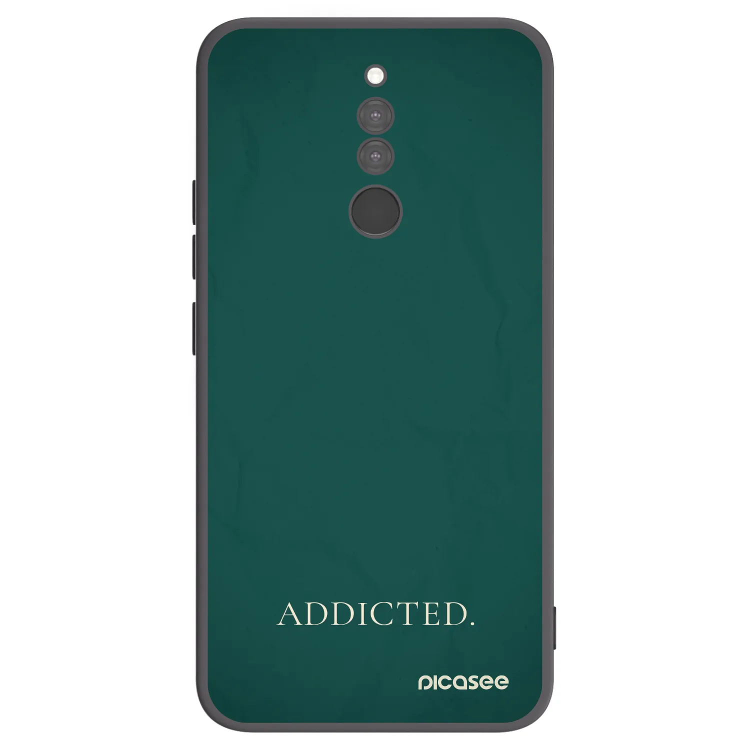 Picasee silikonski črni ovitek za Xiaomi Redmi 8 - Addicted
