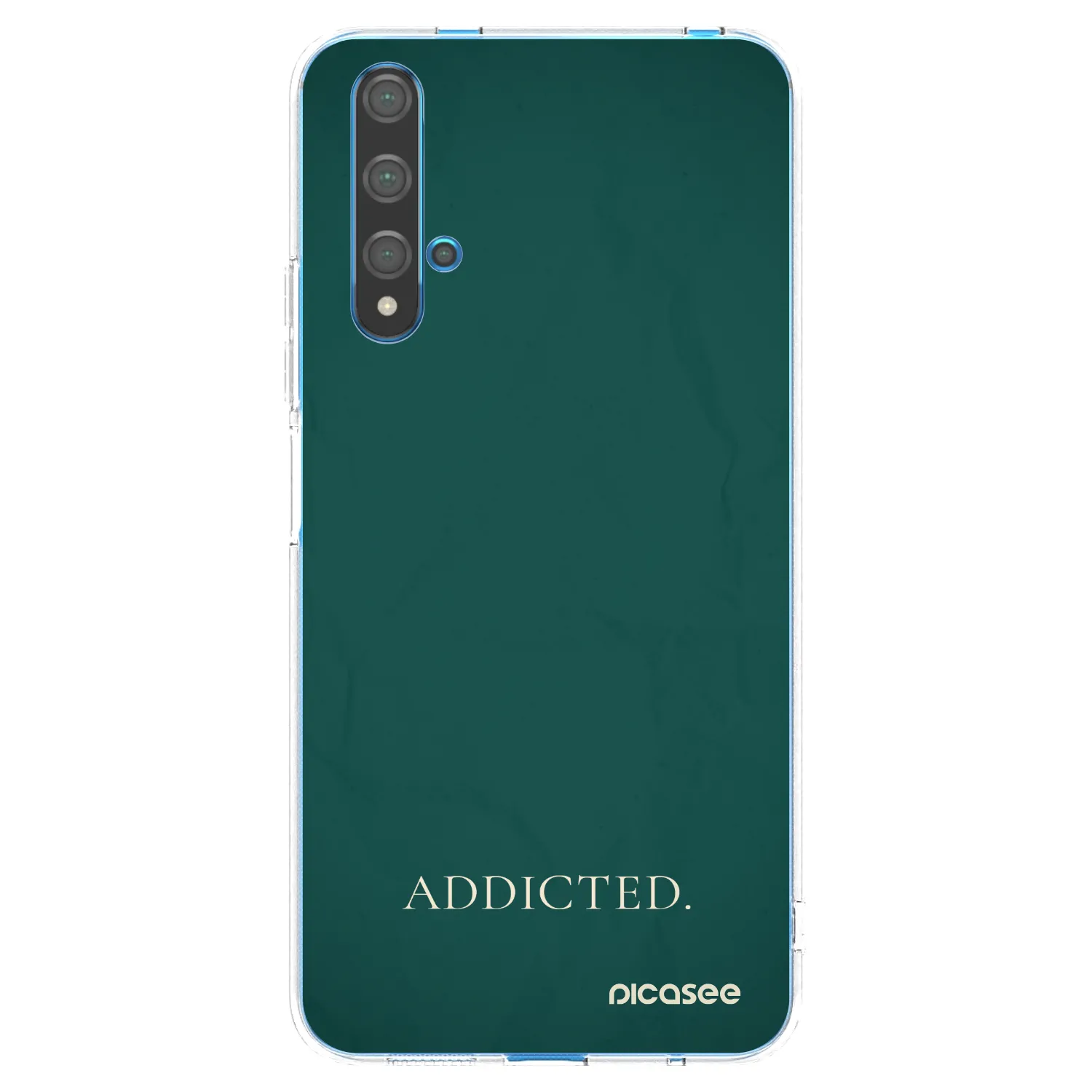 Picasee silikonski prozorni ovitek za Huawei Nova 5T - Addicted