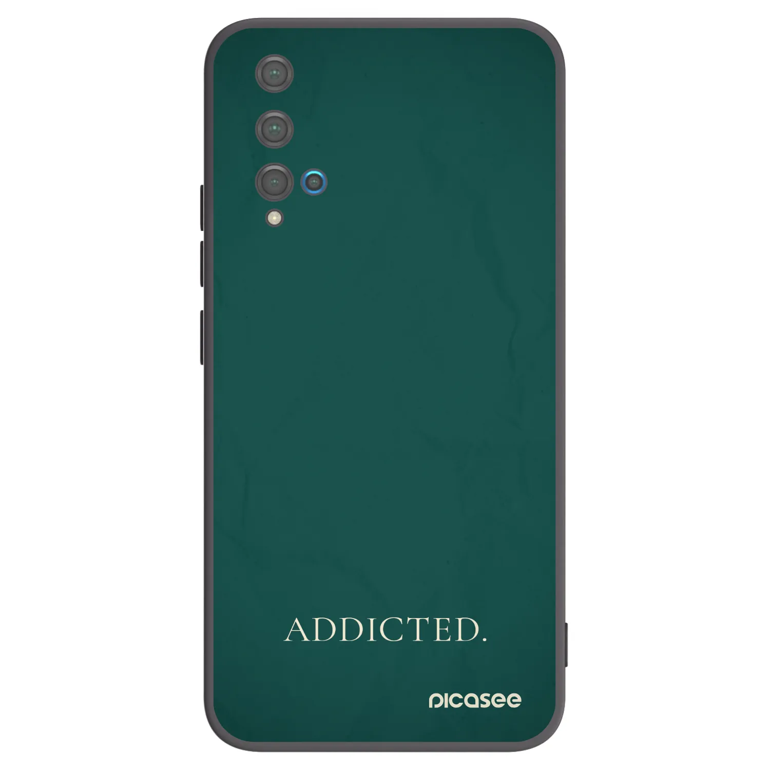 Picasee silikonski črni ovitek za Huawei Nova 5T - Addicted