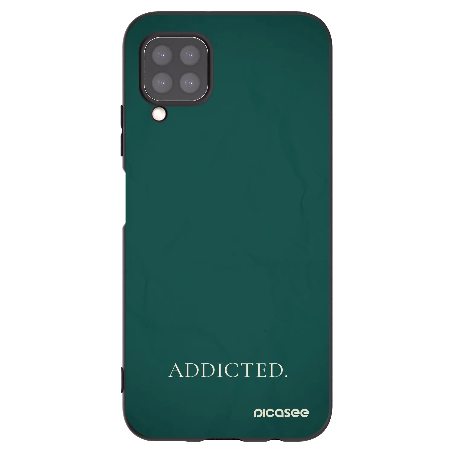 Picasee silikonski črni ovitek za Huawei P40 Lite - Addicted