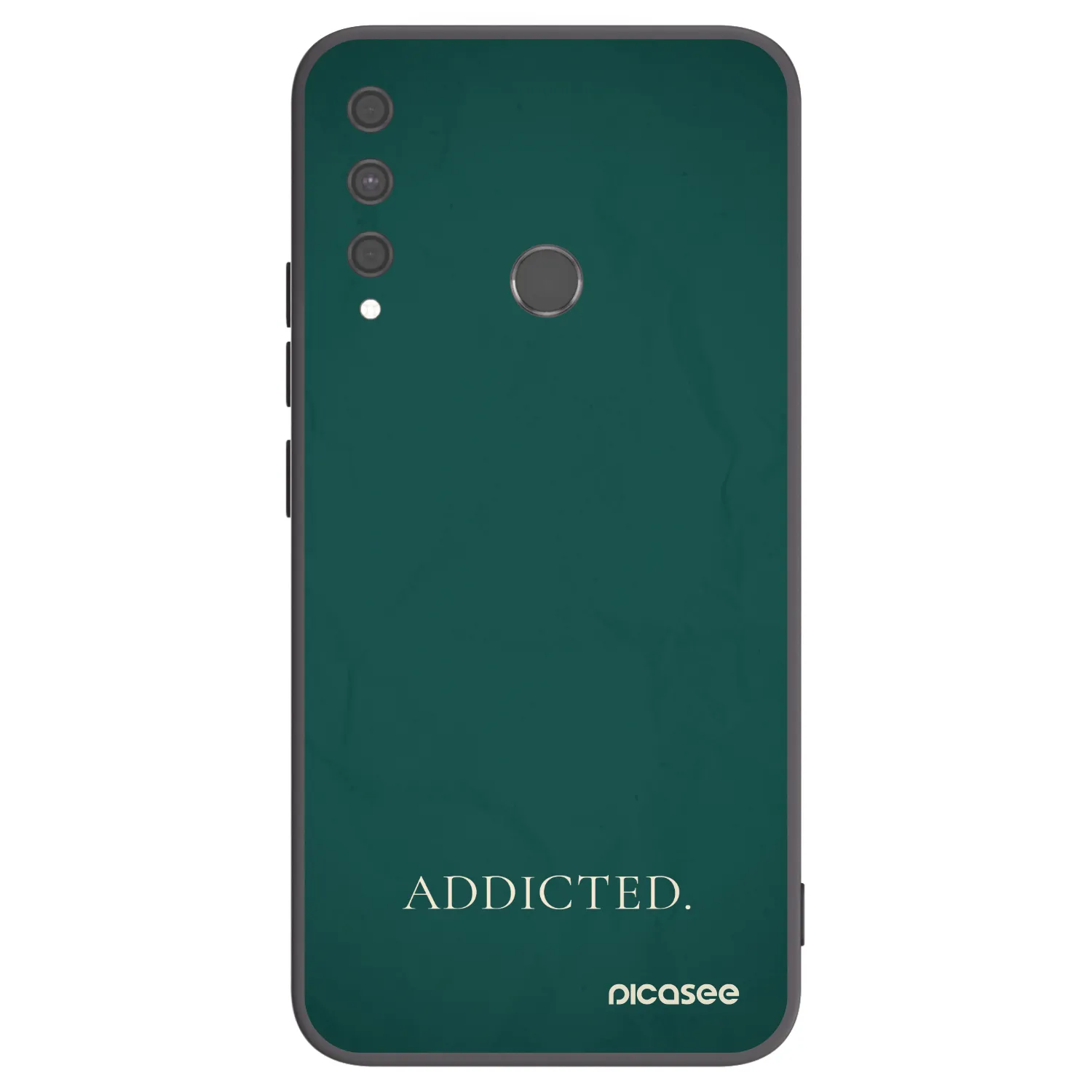 Picasee silikonski črni ovitek za Huawei P40 Lite E - Addicted