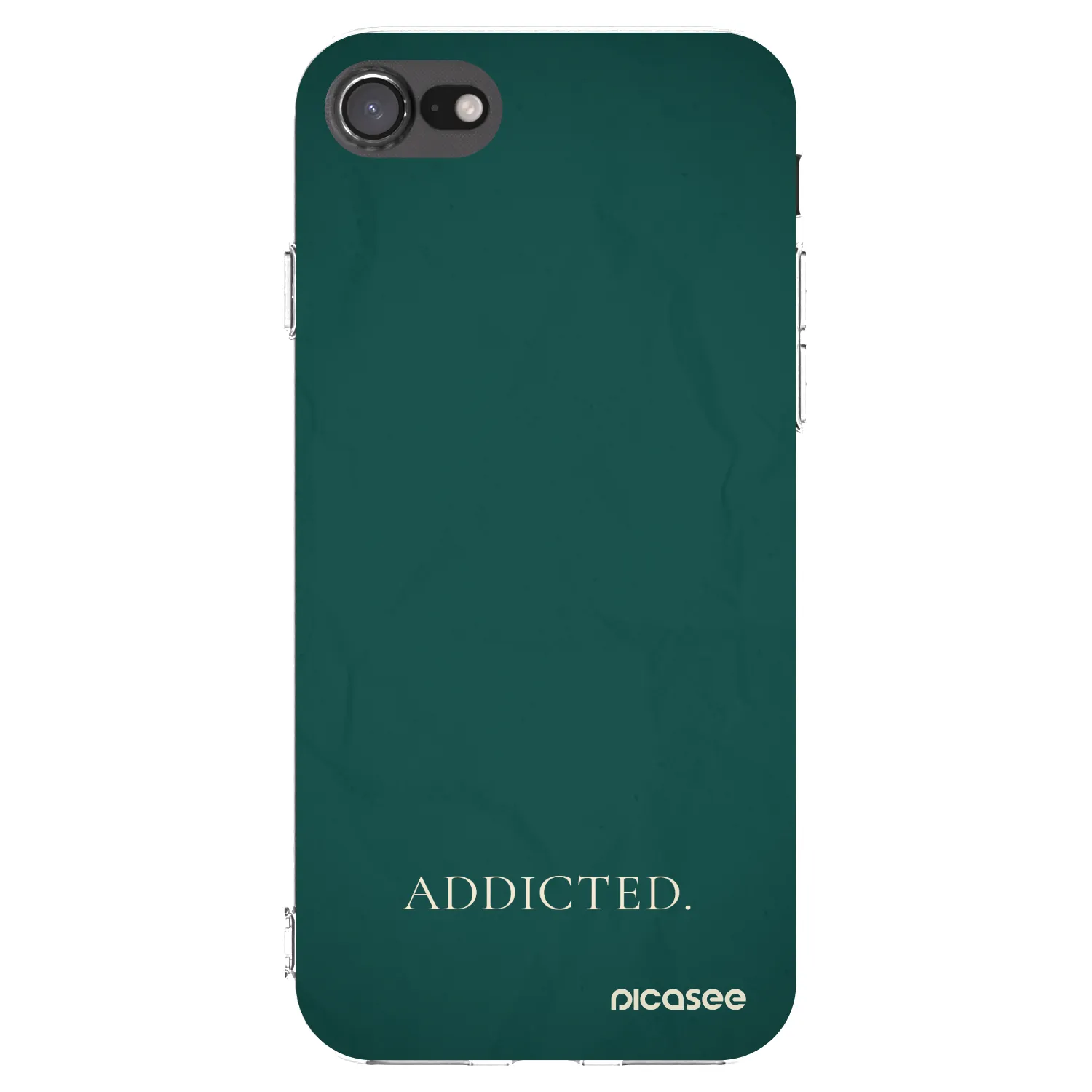 Picasee silikonski prozorni ovitek za Apple iPhone SE 2020 - Addicted