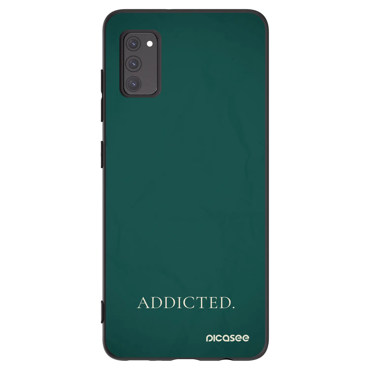 Picasee silikonski črni ovitek za Samsung Galaxy A41 A415F - Addicted