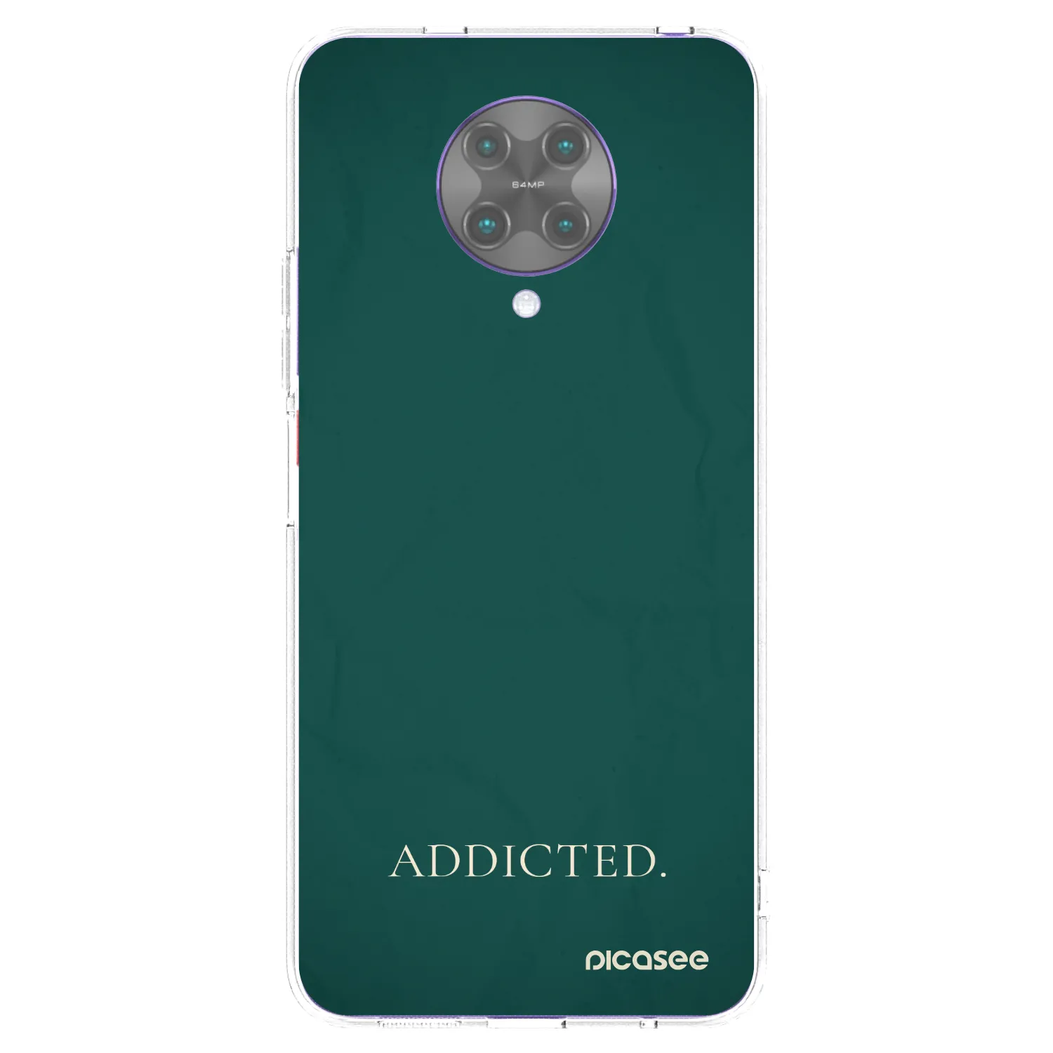 Picasee silikonski prozorni ovitek za Xiaomi Poco F2 Pro - Addicted