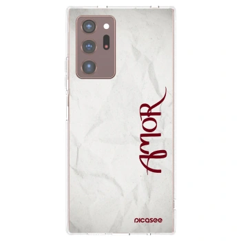 Picasee silikonski prozorni ovitek za Samsung Galaxy Note 20 Ultra - Amor