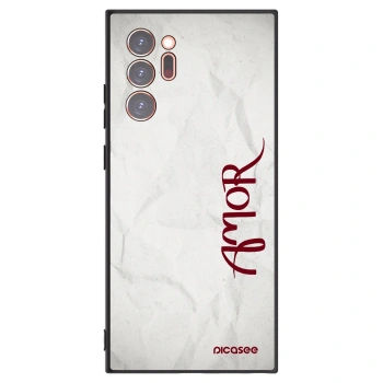 Picasee silikonski črni ovitek za Samsung Galaxy Note 20 Ultra - Amor