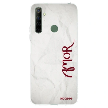 Picasee silikonski prozorni ovitek za Realme 6i - Amor