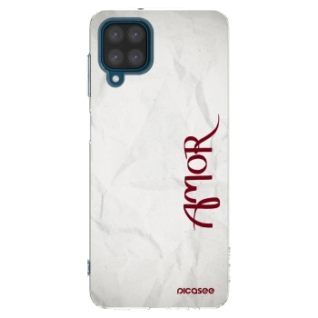 Picasee silikonski prozorni ovitek za Samsung Galaxy A12 A125F - Amor