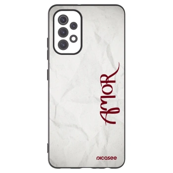 Picasee silikonski črni ovitek za Samsung Galaxy A32 5G A326B - Amor