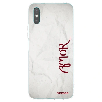 Picasee silikonski prozorni ovitek za Xiaomi Redmi 9AT - Amor