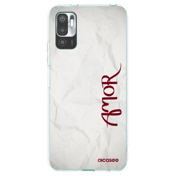 Picasee silikonski prozorni ovitek za Xiaomi Redmi Note 10 5G - Amor